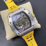 Richard Mille RM 11 03 Titanium Skeleton Dial Yellow Strap - Image 3