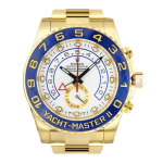 Rolex Yacht-Master II 18k Yellow Gold Men's Luxury Watch 116688