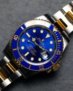 Rolex Submariner Bluesy Blue Index Dial Oyster Bracelet Mens Watch 116613lb-0005 - Image 4