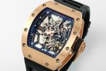 Richard Mille RM 035 Black Toro Nadal Rose Gold Replica Watch - Image 4