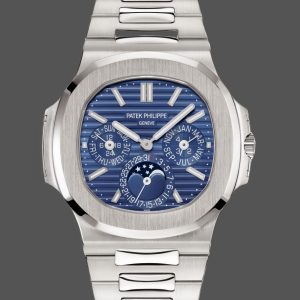 Patek Philippe Nautilus Perpetual Calendar White Gold Blue Dial 5740 1G 001 40mm