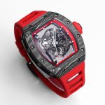 Richard Miller RM 055 NTPT Carbon Fiber Red Rubber Strap - Image 4