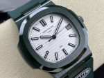 Patek Philippe Nautilus Green Rubber White Dial 5711 40MM Watch - Image 5