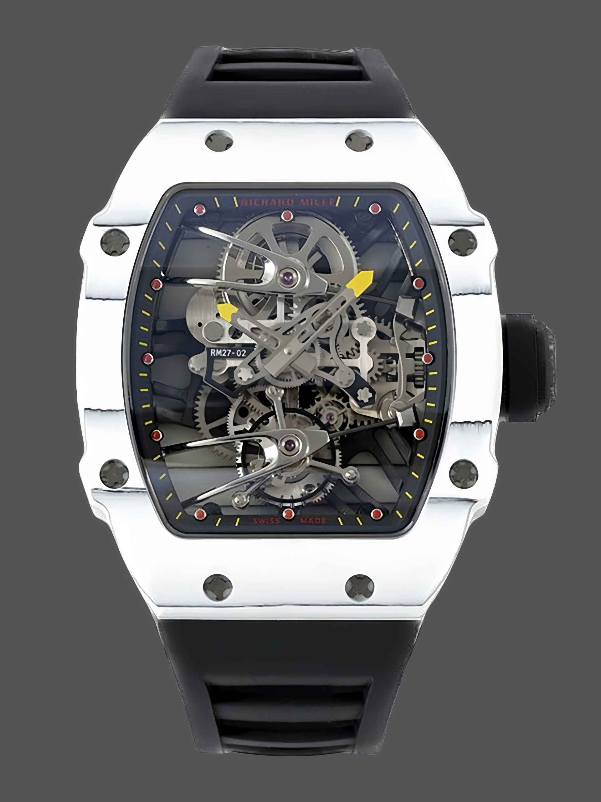 17EA0647-91E0-F5ED-65D0-717AD943C42F Richard Miller RM 027-02 Tourbillon Rafael Nadal White NTPT - Image 1
