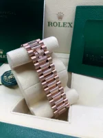 Rolex Day-Date 40 18k Everose Gold Olive Green Dial 60th Anniversary Men's Watch M228235-0025 - Image 12