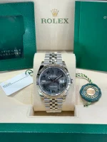 Rolex DATEJUST 41 Oyster, 41 mm, Oystersteel and white gold M126334-0022 - Image 2