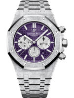 ROYAL OAK FROSTED GOLD CHRONOGRAPH Plum purple Dial 41mm