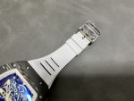 Richard Miller RM 055 RMUL2 NTPT Carbon Fiber White Rubber Strap - Image 11
