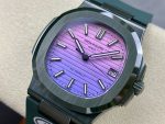 Patek Philippe Nautilus Green Rubber Purple Dial 5711 40MM Watch - Image 4