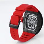 Richard Miller RM 055 NTPT Carbon Fiber Red Rubber Strap - Image 10