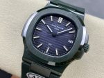 Patek Philippe Nautilus Green Rubber Blue Dial 5711 40MM Watch - Image 5