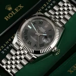 Rolex DATEJUST 41 Oyster, 41 mm, Oystersteel and white gold M126334-0022 - Image 13