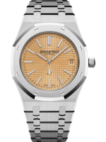 ROYAL OAK “JUMBO” EXTRA-THIN Pink Gold-toned Dial 39mm