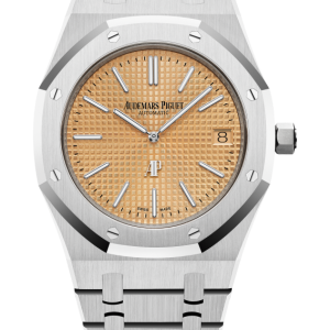 ROYAL OAK “JUMBO” EXTRA-THIN Pink Gold-toned Dial 39mm