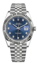 Rolex Datejust 41 Blue Diamond Dial Men's Watch M126334-0016