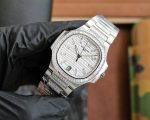 Patek Philippe Nautilus Ladies White Gold Diamond Bezel 7118 - Image 3