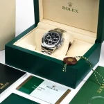 Rolex Cosmograph Daytona Steel Men's Luxury Watch 16520 - Image 4
