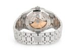 MOISSANITE AP WATCH | ROYAL OAK 41MM STAINLESS STEEL | FULL ICED OUT SILVER - Image 3