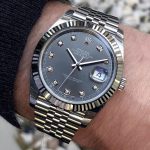 Rolex DateJust 41 Rhodium Diamond Dial 126334 Steel & 18k White Gold - Image 5
