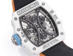 Richard Mille RM053-01 Pablo MacDonough Skeleton Dial Orange Fabric Strap - Image 8