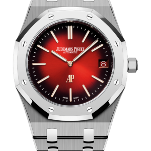 ROYAL OAK “JUMBO” EXTRA-THIN Smoked Burgundy Dial 39mm