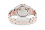 DIAMOND WATCH ICED OUT ROLEX DATEJUST 41MM TWO TONE HEBREW DIAL AUTOMATIC STAINLESS STEEL MOISSANITE 21.20CT - Image 2