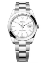 Rolex Datejust 41 Stainless Steel White Dial Men's Watch M126300-0005