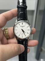 Patek Philippe Calatrava Silver Dial 18 kt White Gold 5196G 001 - Image 2