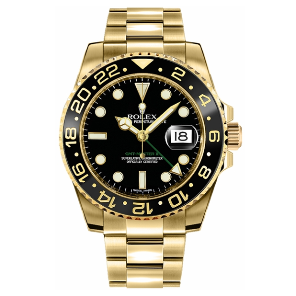 385D2EEE-213F-E819-0255-7FE240CA0B50 Rolex GMT-Master II Gold Men's Watch 116718LN-0001 - Image 1