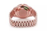 ROLEX DAYDATE 40MM ROSE GOLD AUTOMATIC STAINLESS STEEL WATCH FULL ICED MOISSANITE 24.00CT - Image 3