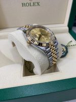 Rolex Datejust 36 Champagne Diamond Dial Watch 116233-0150 - Image 6