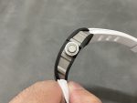 Richard Miller RM055 NTPT Carbon Fiber White Rubber Strap - Image 7