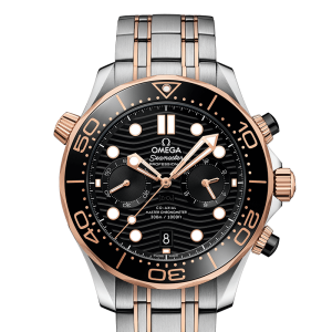 Seamaster Diver 300m CHRONOGRAPH Sedna™ Gold Black 44mm