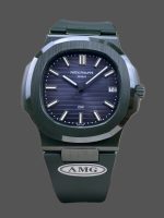 Patek Philippe Nautilus Green Rubber Blue Dial 5711 40MM Watch