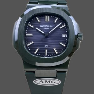 Patek Philippe Nautilus Green Rubber Blue Dial 5711 40MM Watch