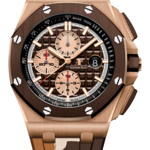 OFFSHORE Pink Gold Brown Camouflage Dial CHRONOGRAPH 44mm