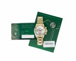 Rolex Cosmograph Daytona White Mother of Pearl Diamond Dial, Yellow Gold, 116508 - Image 8