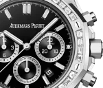 AP Royal Oak Diamond Set Steel Watch 41mm Black Dial - Image 6