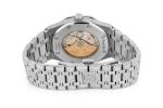 AUDEMARS PIGUET ICED OUT ROYAL OAK 41MM STAINLESS STEEL HEBREW DIAL SILVER VVS MOISSANITE WATCH - Image 3