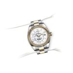 Rolex Sky-Dweller Automatic Men's 18kt Yellow Gold White Dial Oyster Watch 330933-0009 - Image 2