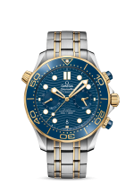 Seamaster Diver 300m CHRONOGRAPH yellow gold Blue 44mm