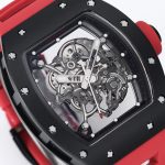 Richard Miller RM 055 RMUL2 NTPT Carbon Fiber Red Rubber Strap - Image 5