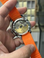 Replica Patek Philippe Aquanaut 5968A 001 Chronograph Orange Rubber 42mm - Image 7