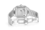 CARTIER WATCH DIAMOND FULL ICED MOISSANITE 40MM STEEL WHITE ROMAN DIAL - Image 4