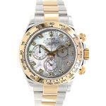 Rolex Daytona ref. 116503 steel/gold - MOP Diamonds dial - Full Set 40mm