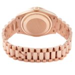 Rolex Day-Date Rose Gold Green Aventurine Diamond-Set Roman Dial Diamond Bezel Women's Watch M128345RBR-0068 - Image 6