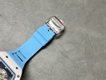 Richard Miller RM 055 RMUL2 NTPT Carbon Fiber Blue Rubber Strap - Image 11