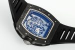 Richard Miller RM 055 RMUL2 NTPT Carbon Fiber Black Rubber Strap - Image 9