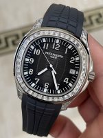 Patek Philippe Aquanaut 5167 300G 010 Black & Green & Brown 40mm - Image 4