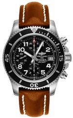 Superocean Chronograph brown strap 42mm